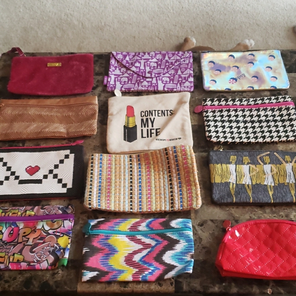 4 for $18 ipsy makeup bags or 5 dollars each